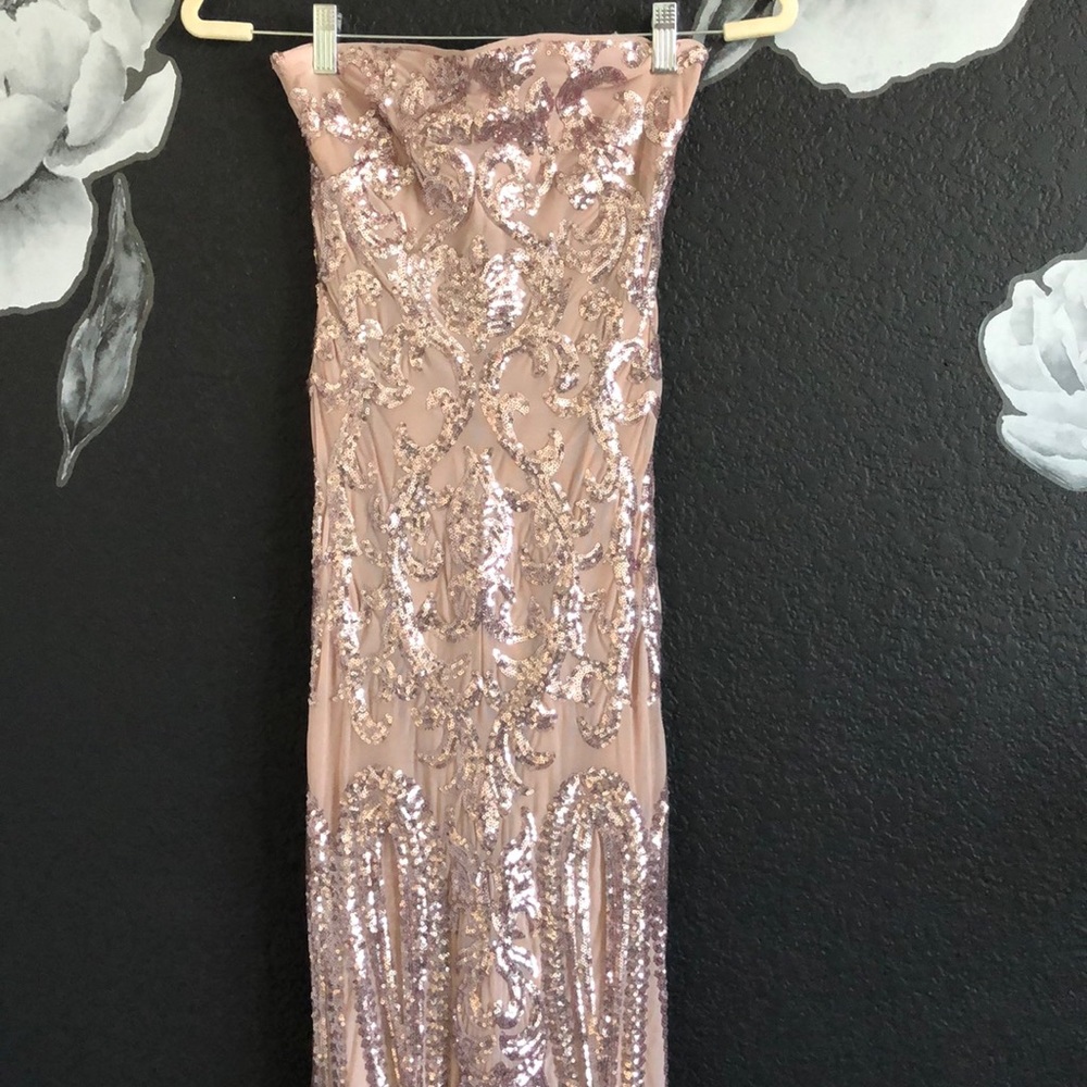 maxi sequence macy’s dress